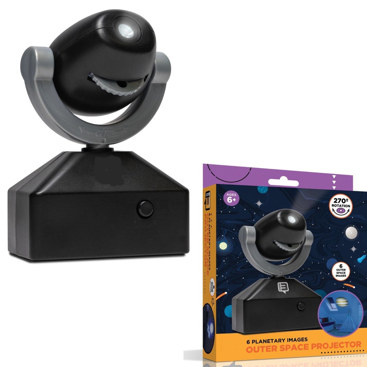 Outer Space Projector Lamp – Realistic Galaxy Light with Rotating Stars for Kids & Adults