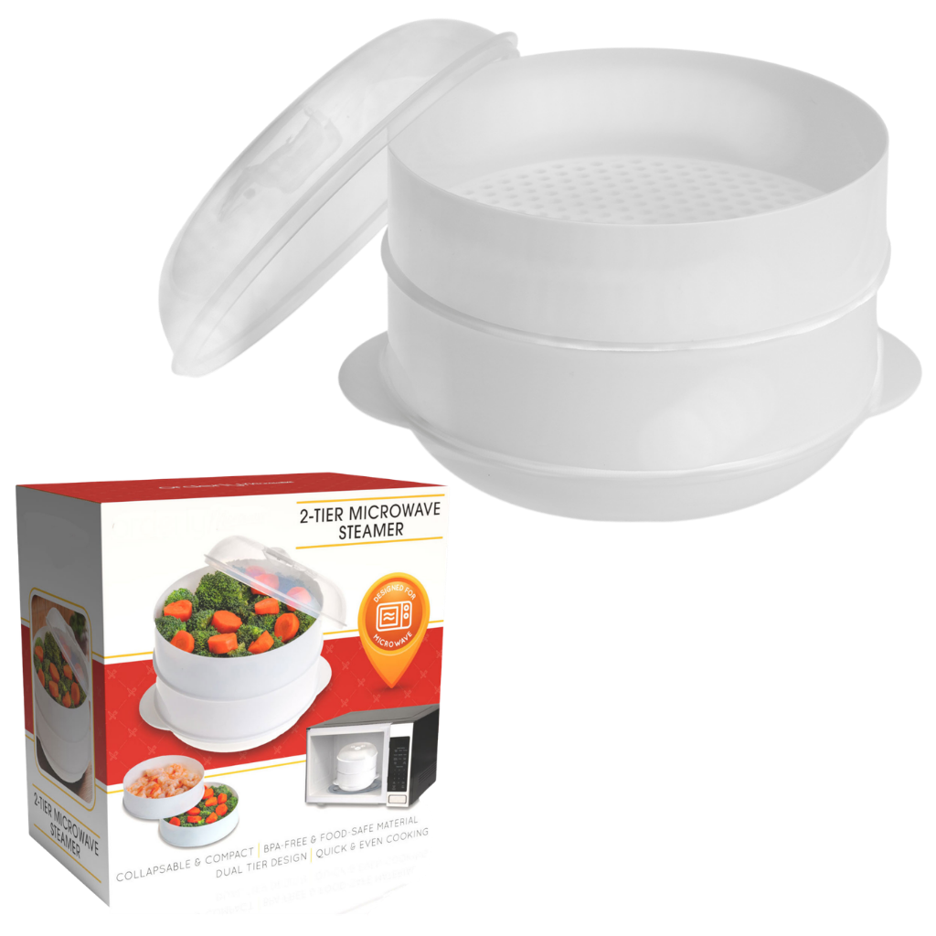 2 Tier Microwave Steamer