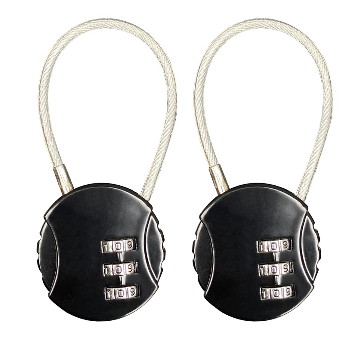 2Pk Resettable Combination Numbers Luggage Locks - Backpack Lock, Combination Lock Box