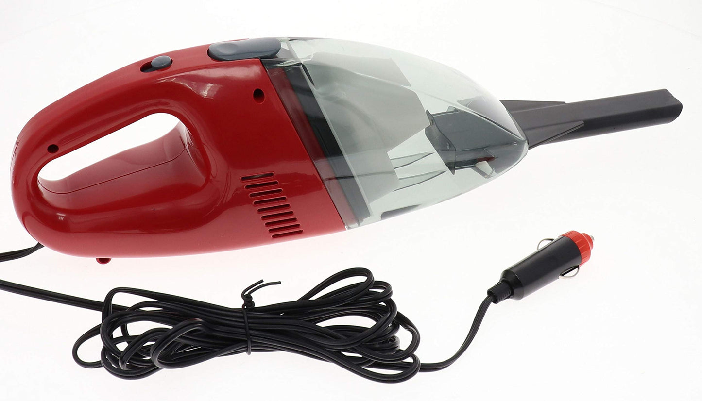 Portable Car Vacuum Cleaner - Dry Surface 12 V Corded Handheld Vacuum Works From Auto Truck