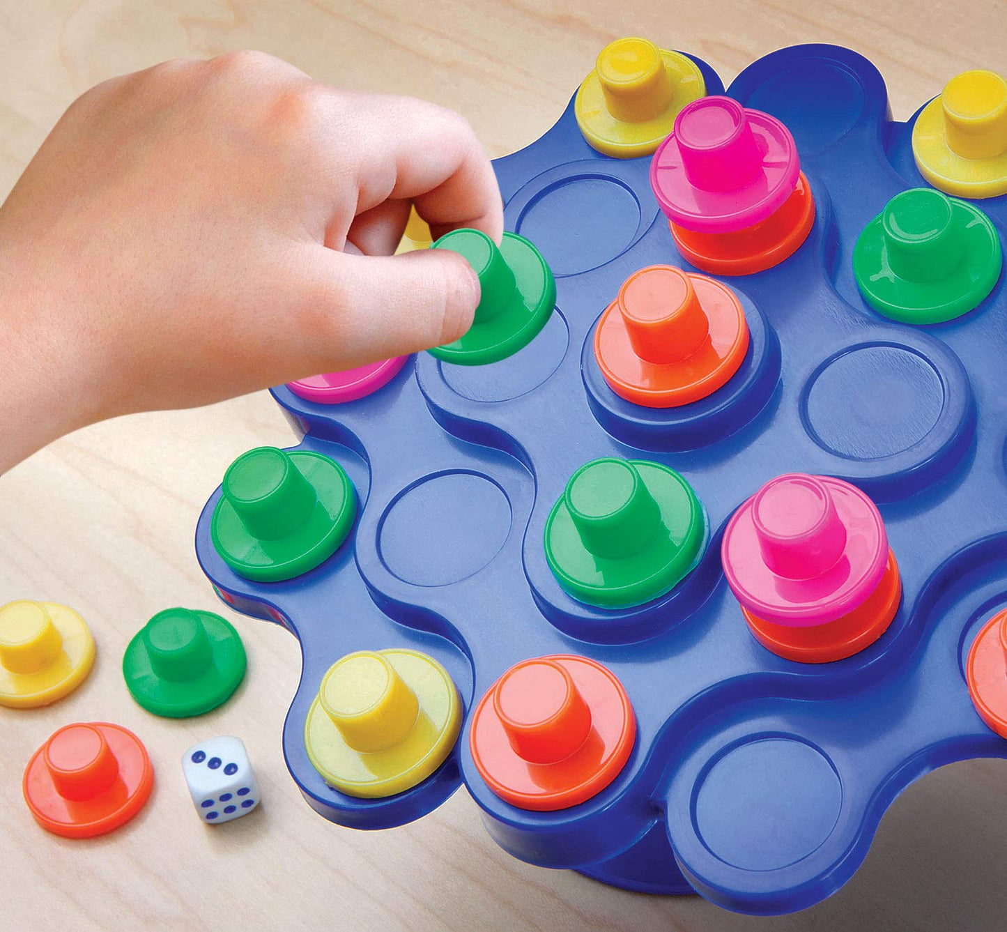 Stackable Balance Tree Toy Game - Stack Colored Pieces While Keeping Tree Balanced