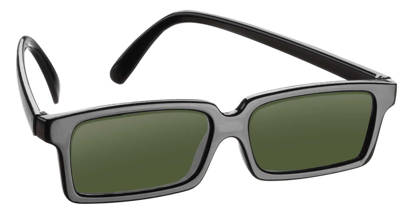 Rear View Spy Sunglasses Look Like Ordinary Glasses but Have a Mirror on Side Ends to See Behind You