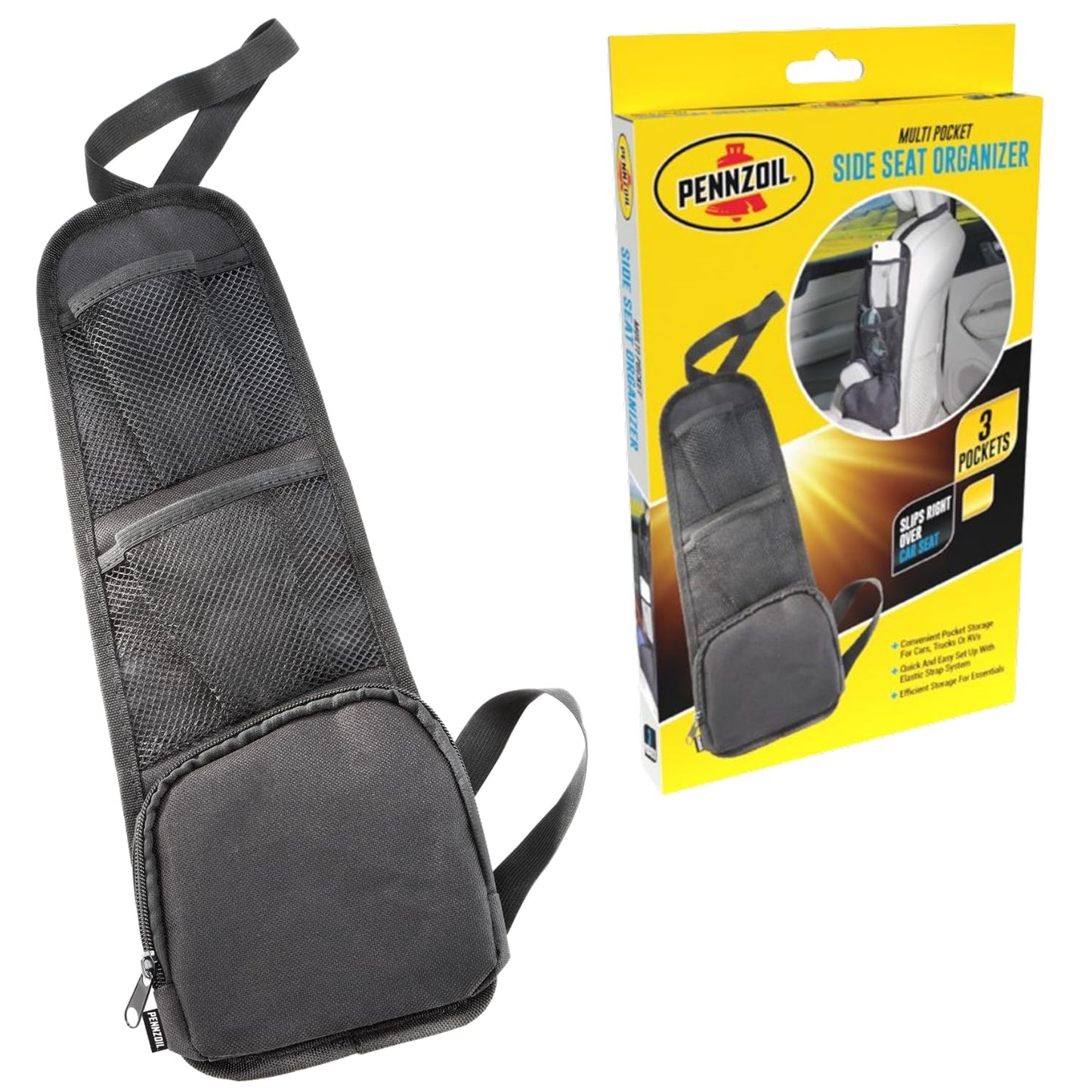 Pennzoil Multi Pocket Car Side Seat Organizer