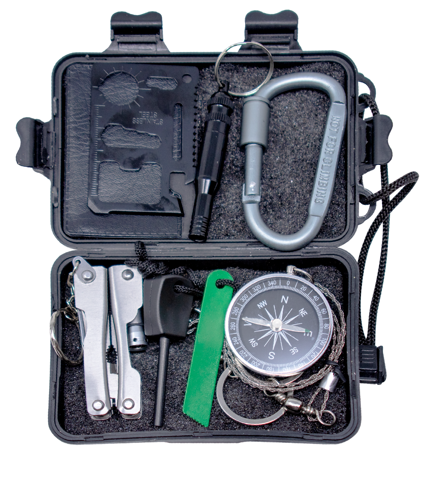 7-in-1 Survival Tactical Kit – Compact Emergency Tools with Case
