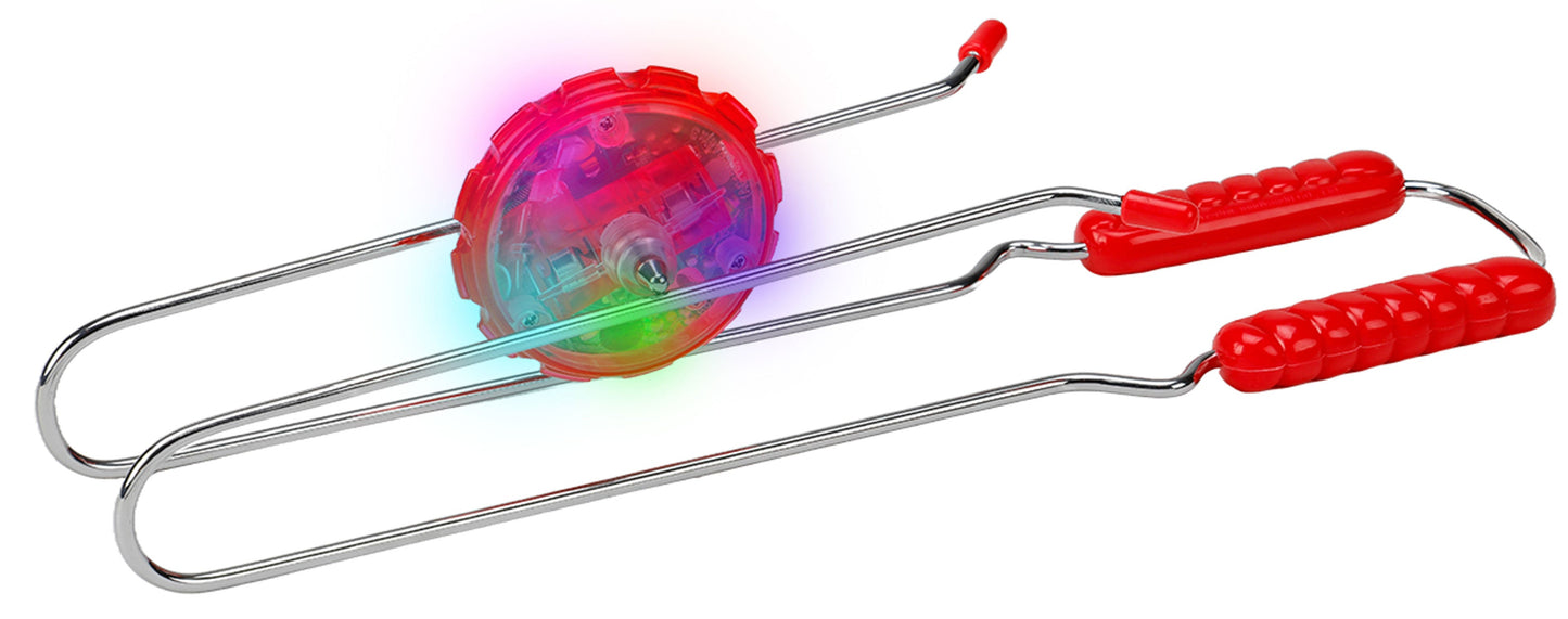 LED Motion-Powered Gyro Wheel – Multicolor Light-Up Spinner