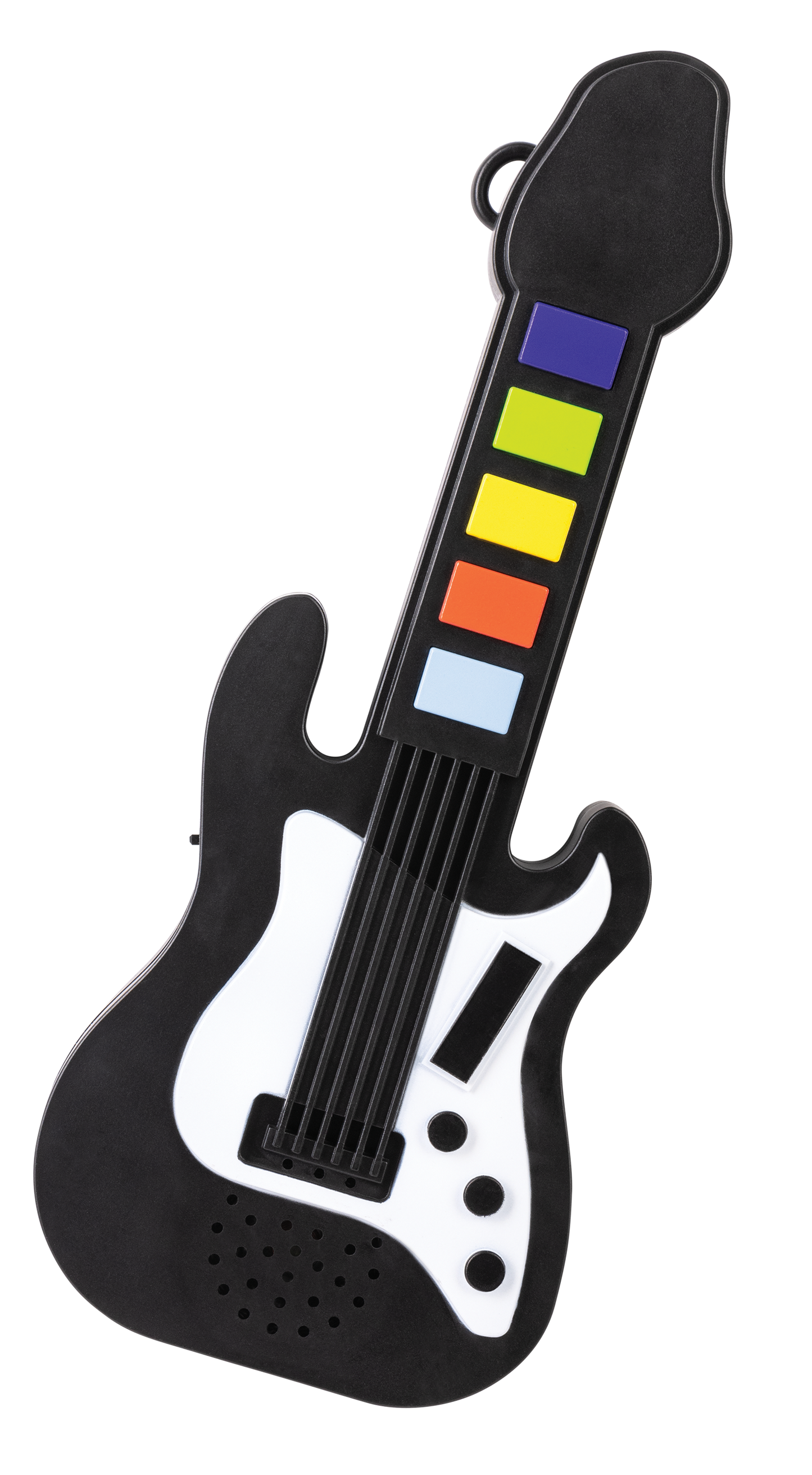 Portable Electronic Guitar for Kids & Adults – Mini Electric Guitar Toy with Clip-On Lanyard – Beginner Guitar for Kids, Toddlers & Adults – Fun Music Toy for Learning Anywhere