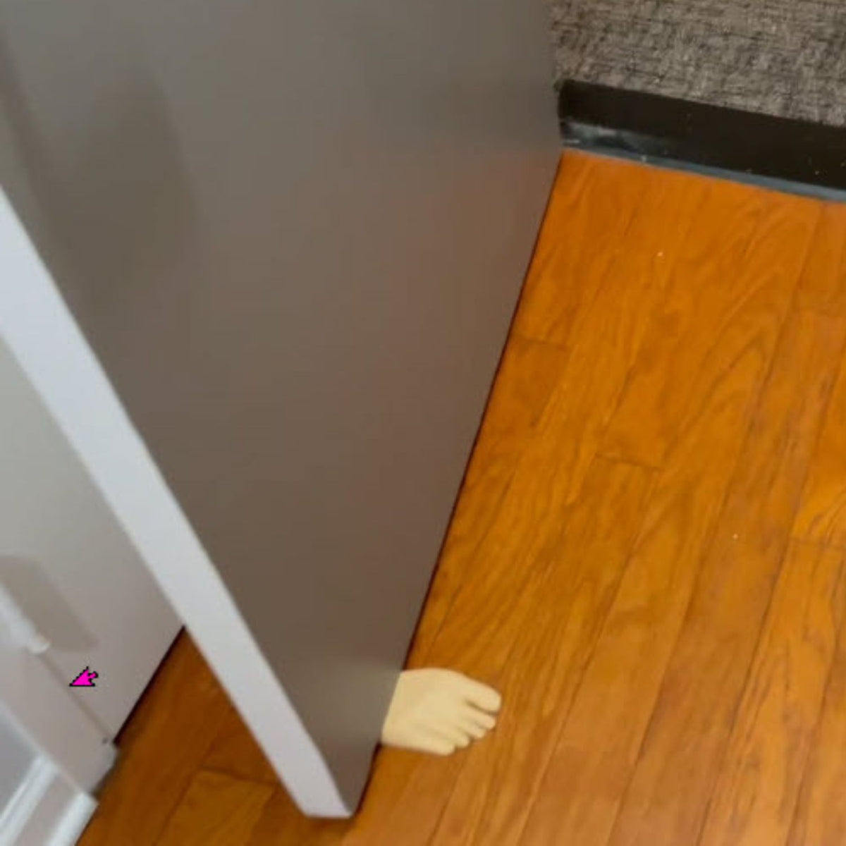Foot Shaped Door Stop for a Playful Entryway. Funny Hilarious and Functional