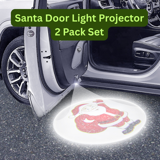 2-Pack Santa Door Light Projectors – Fun Holiday Car Door Lights