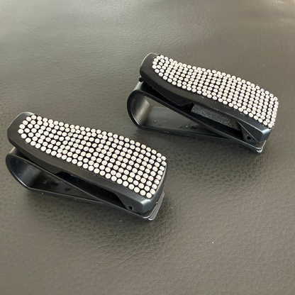 (2) Bling Visor Clip