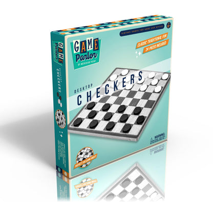 Checkers Board Game – Wooden Chess Set for Kids – Suitable for Family Game Play