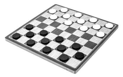 Checkers Board Game – Wooden Chess Set for Kids – Suitable for Family Game Play