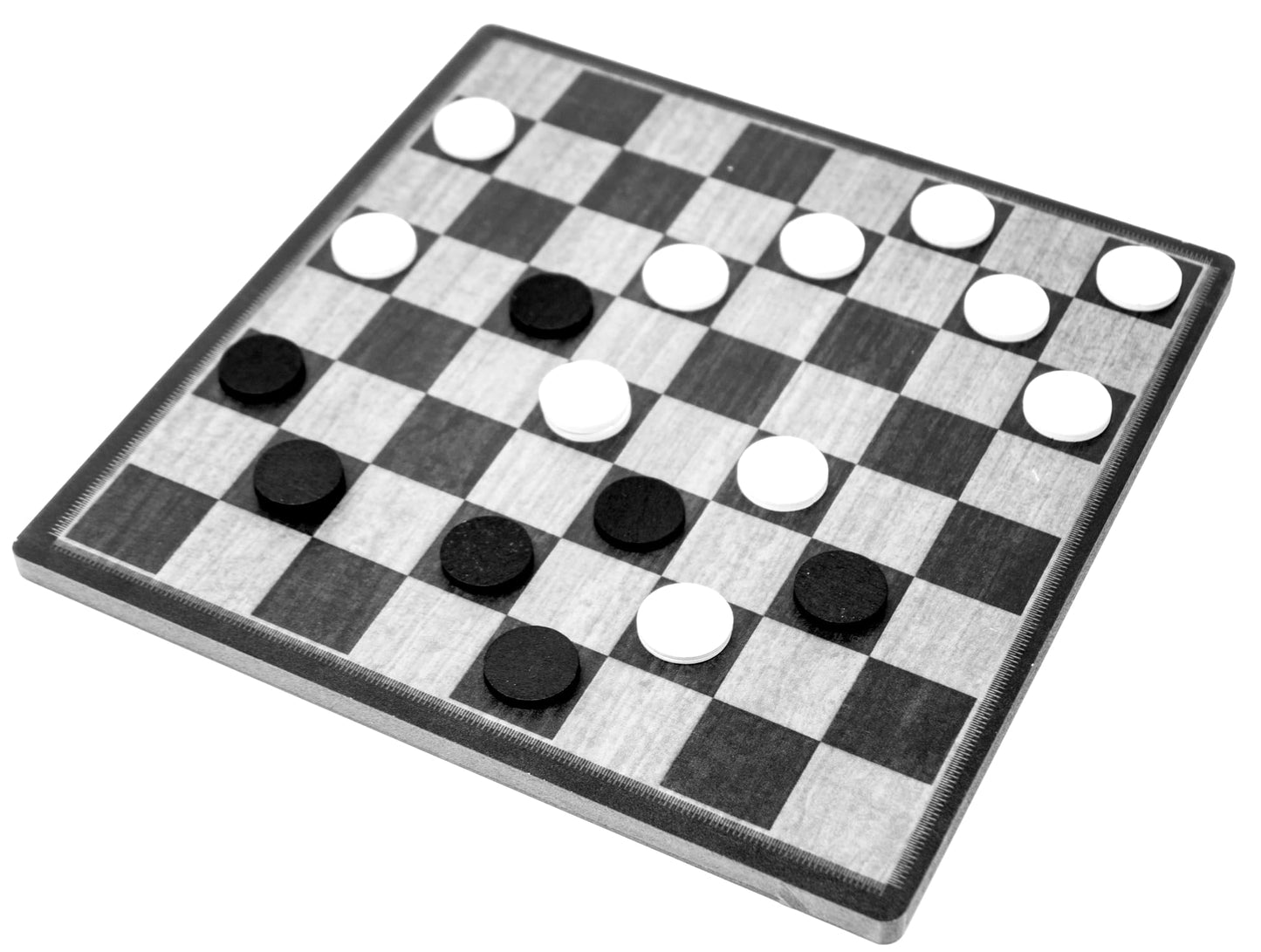 Checkers Board Game – Wooden Chess Set for Kids – Suitable for Family Game Play