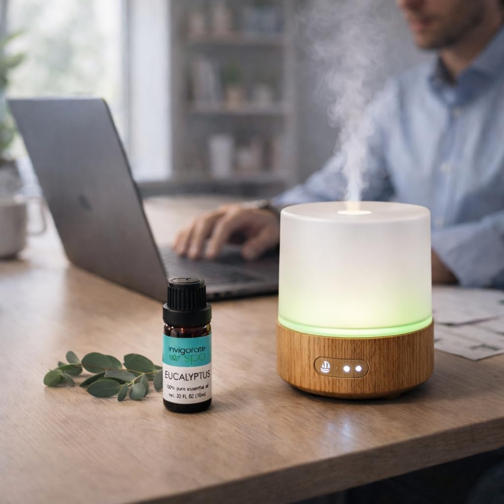 6-Pack Essential Oil Set Diffuser Oils Variety 6x10ml Home Office Aromas