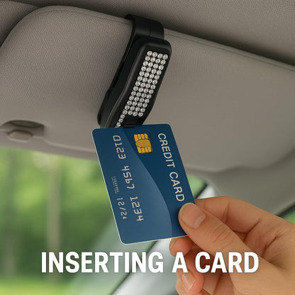 (2) Bling Visor Clip