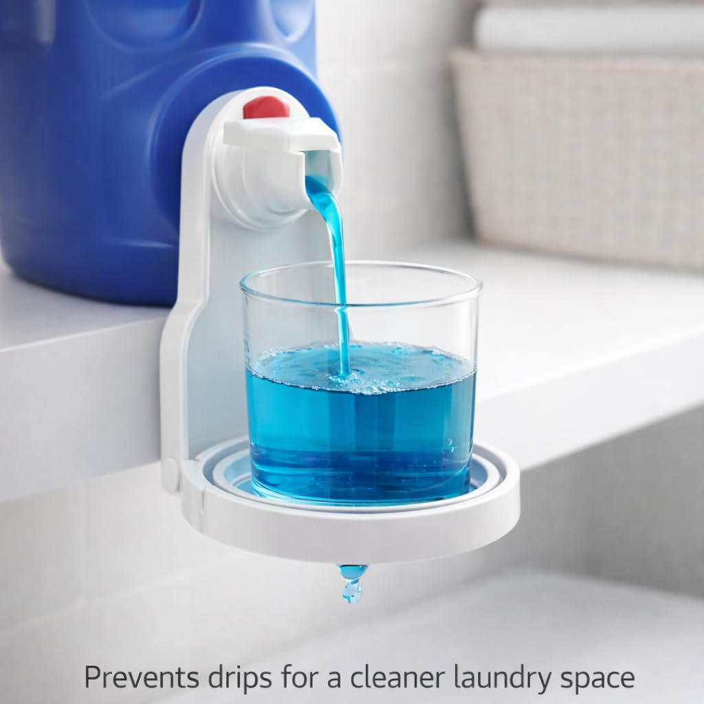 2 Pack Laundry Detergent Cup Holder Catch Tray
