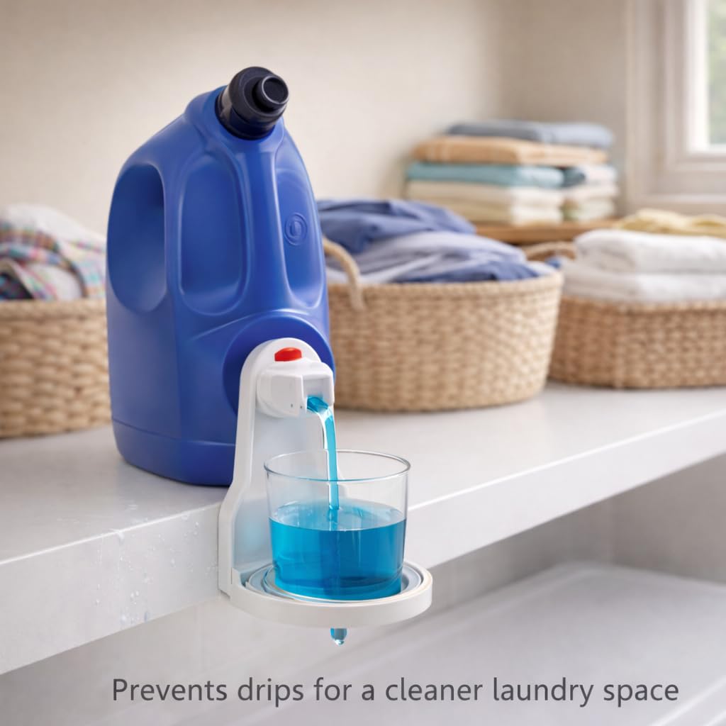 2 Pack Laundry Detergent Cup Holder Catch Tray