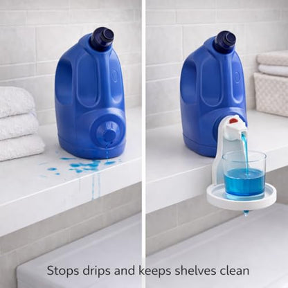 2 Pack Laundry Detergent Cup Holder Catch Tray