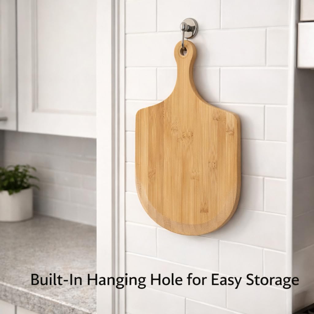 10 Inch Bamboo Wood Pizza Paddle