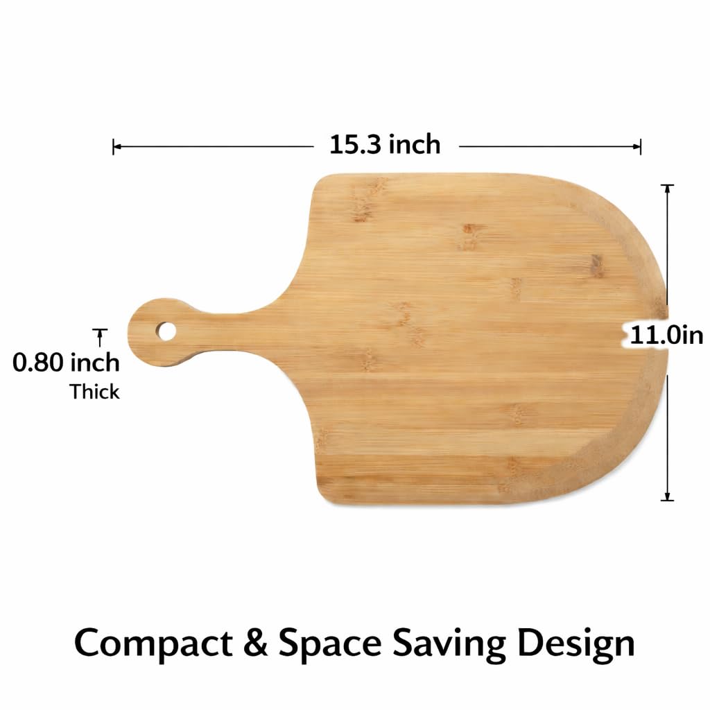10 Inch Bamboo Wood Pizza Paddle