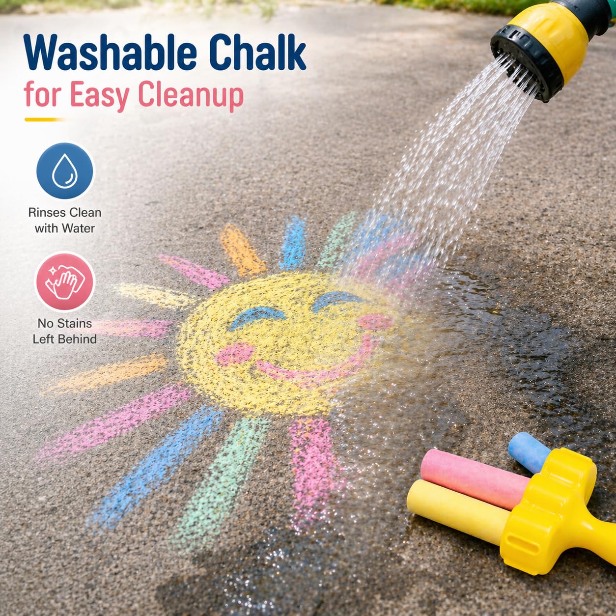 4 PIECE SIDEWALK CHALK SET