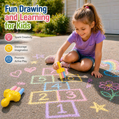 4 PIECE SIDEWALK CHALK SET