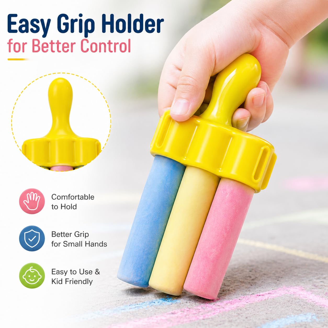 4 PIECE SIDEWALK CHALK SET