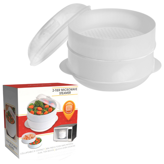 2 Tier Microwave Steamer