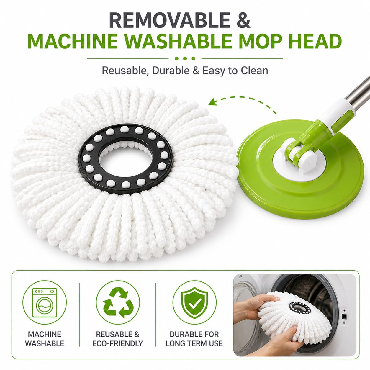 Spin Swift Spinning Mop For Hard Floors