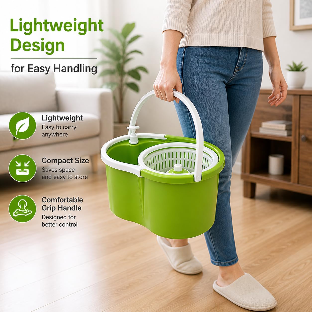 Spin Swift Spinning Mop For Hard Floors