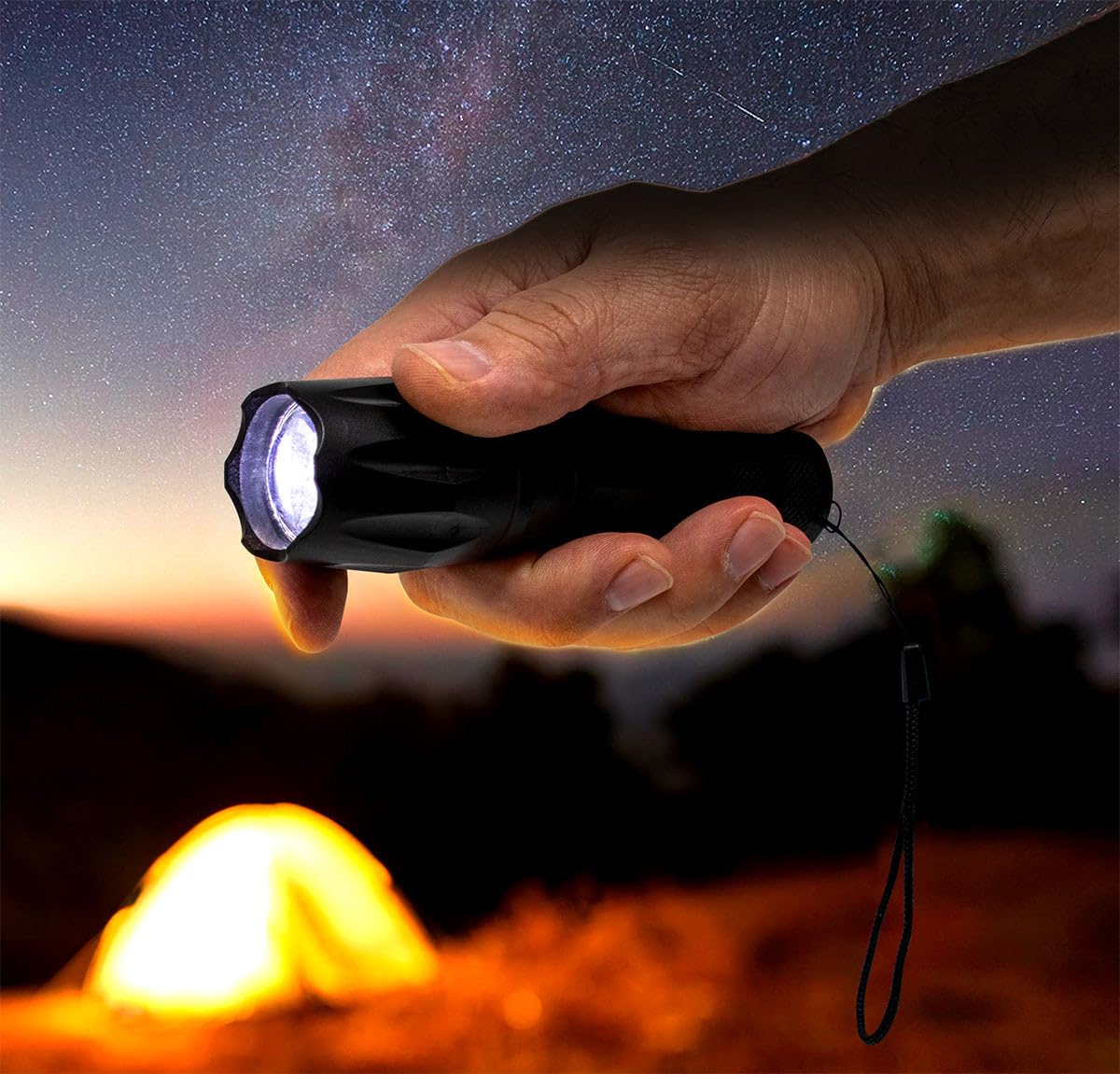 Quad Mode USB Rechargeable Flashlight