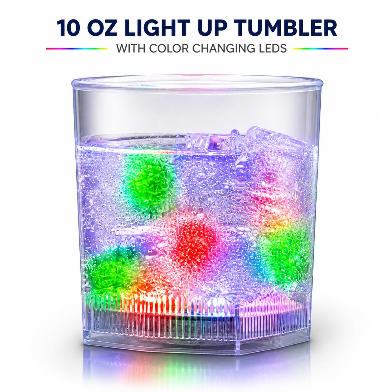 2 Pcs Set 10.0 Fl Oz. Light Up Tumbler