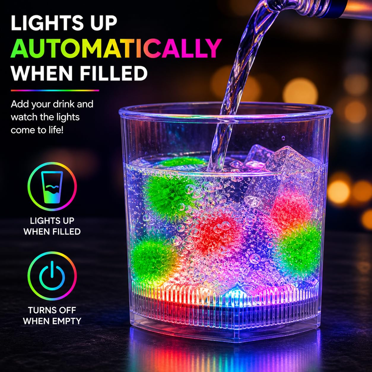 2 Pcs Set 10.0 Fl Oz. Light Up Tumbler