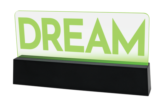 Dream LED Light Sign – Soft Glowing Decor for Bedrooms, Parties & Gifts