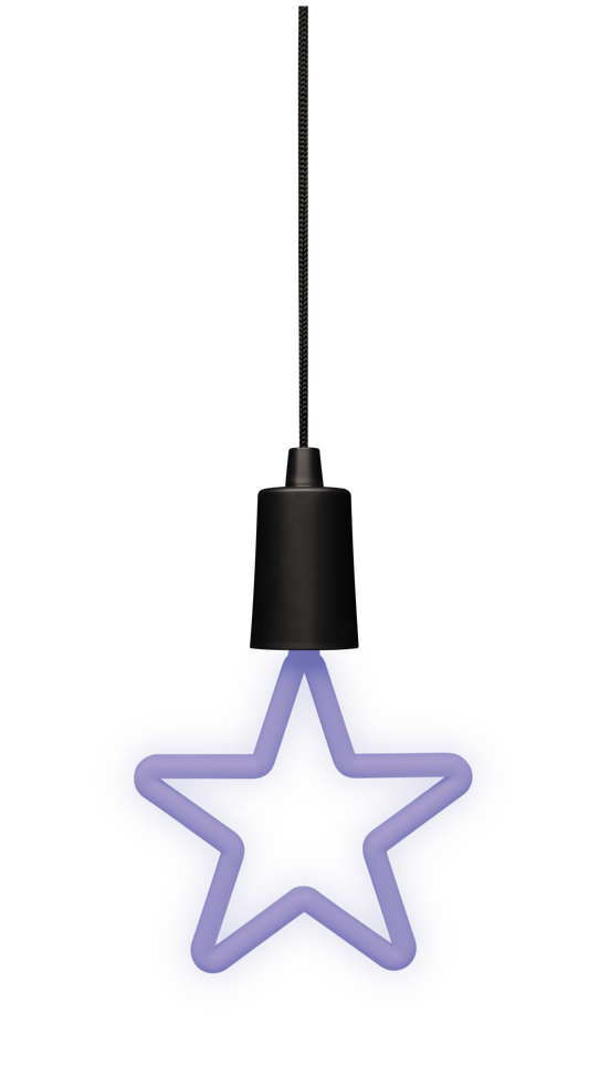 Hanging Rope Light - STAR DESIGN–Battery Powered Star Lights