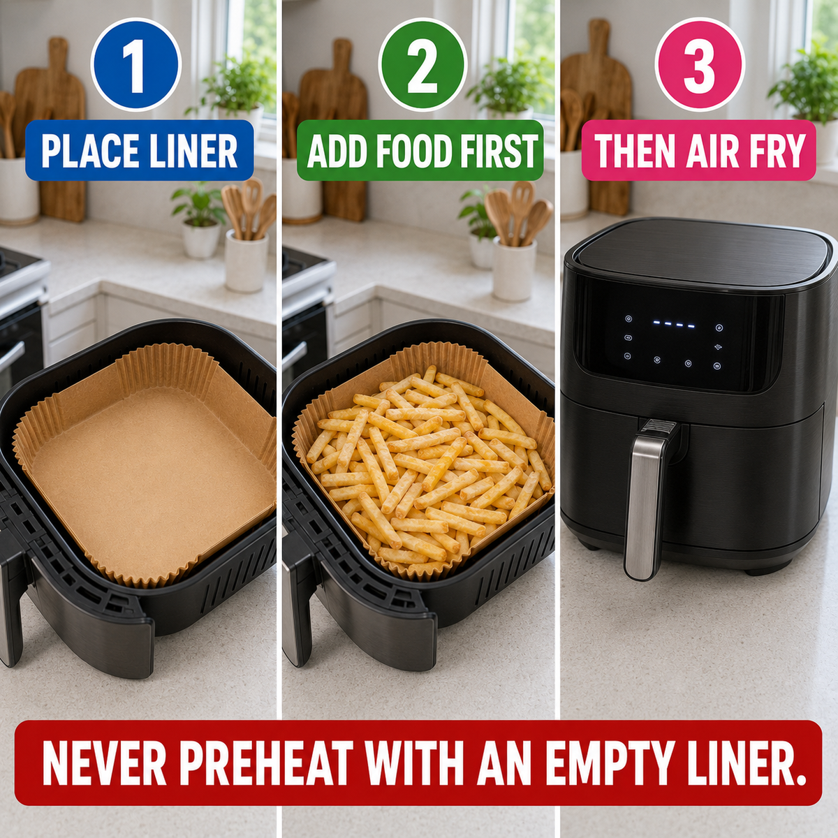 50 Pack Air Fryer Linerss