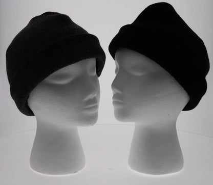 2 Pack Fleece Lined Thermal Beenie 2 Pack (1 Each Col) Relisted