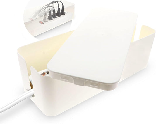 Cable Management Box for Cords and Cables, Organizer Box and Cord Cover, Cable Organizer for Loose Cords of Gadgets at Home or The Office