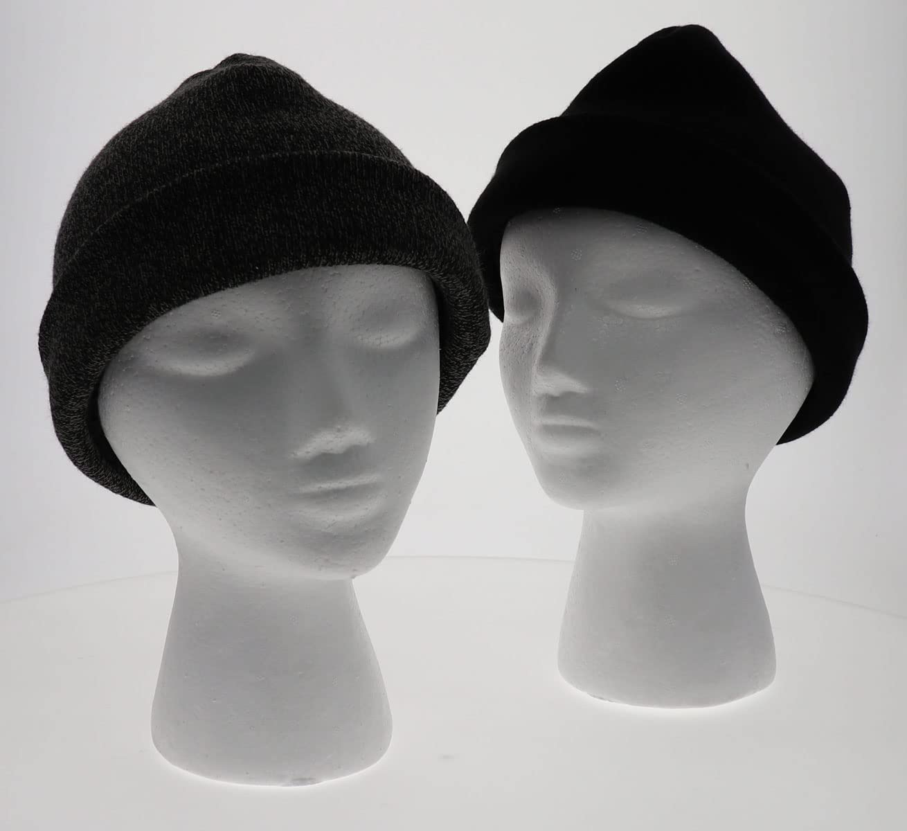 2 Pack Fleece Lined Thermal Beenie 2 Pack (1 Each Col) Relisted