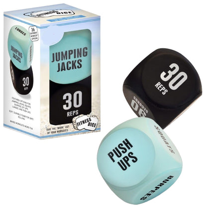 Exercise Dice for Workouts - 2 pcs Fitness Dice Pair, Ideal for Travel Workout Equipment and Workout Accessories