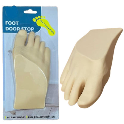 Large Foot Shaped Door Stop - Door Prop Fun Gag Gift Door Jamb, Door Stoppers for Bottom of Door, Door Wedge Safe for All Floors