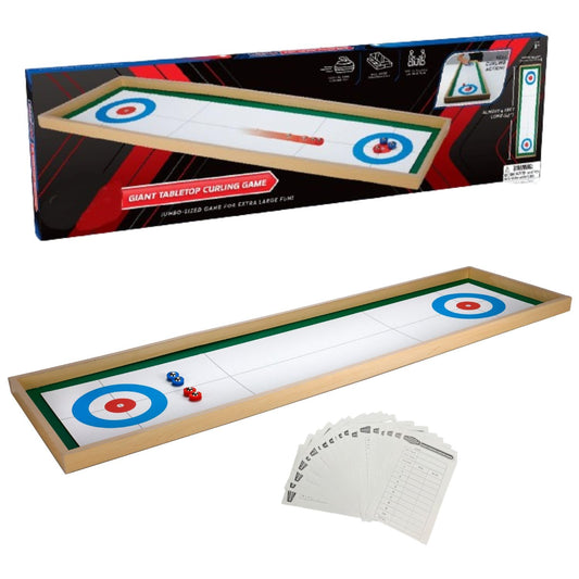 Tabletop Curling Game - Games for Elderly - Desktop, Dining Table Games for Adults