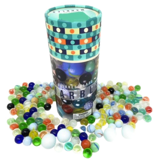 160 Pcs Set Colored Glass Marbles for Kids - Colored Marbles for Games