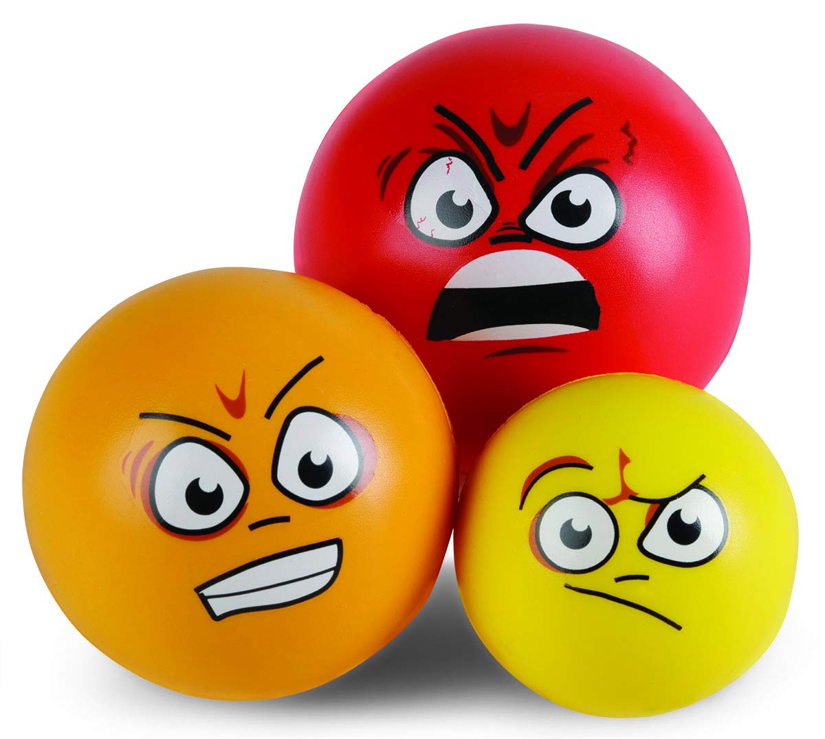 3 Pieces Pack Stress Balls for Adults Anxiety Perfect for Relaxing Your Mind Great for Office and Personal Use