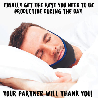 Stop Snoring Chin Strap for Cpap Users - Chin Strap for Snoring to Get The Rest You Deserve