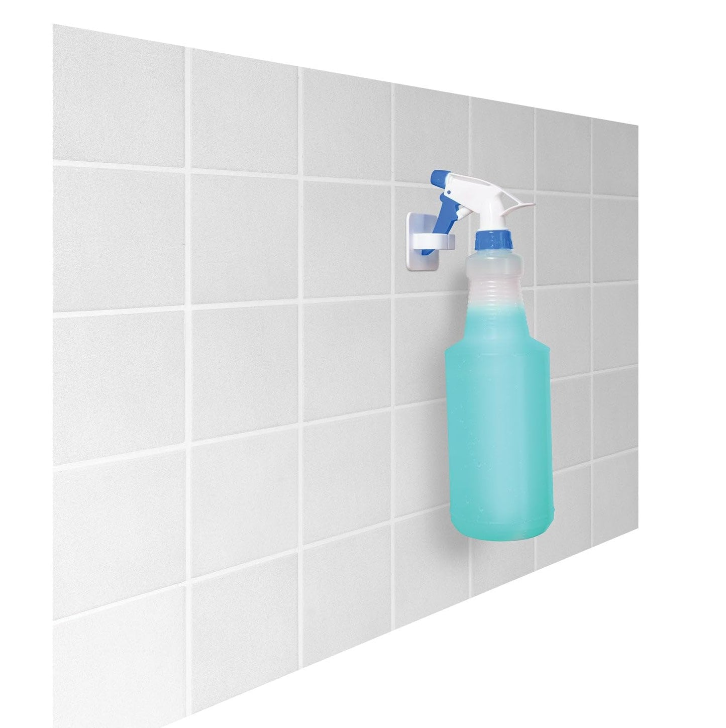 3 Pack Wall Mount Spray Bottle Holder - Multi Use Spray Bottle Organizer
