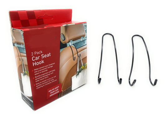 2 Pack Car Purse  Headrest Hook and Car Seat Purse Holder - For Women