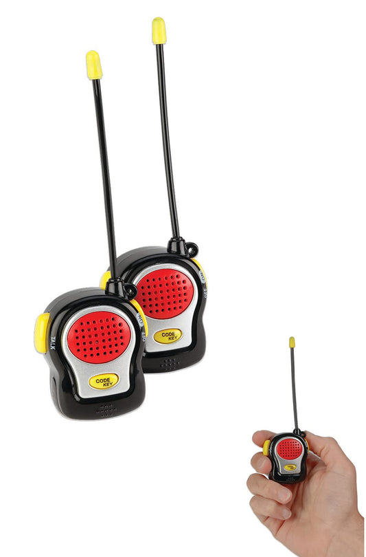 2 Piece Mini Walkie Talkies for Kids- Two Way Radio Toy for Boys and Girls