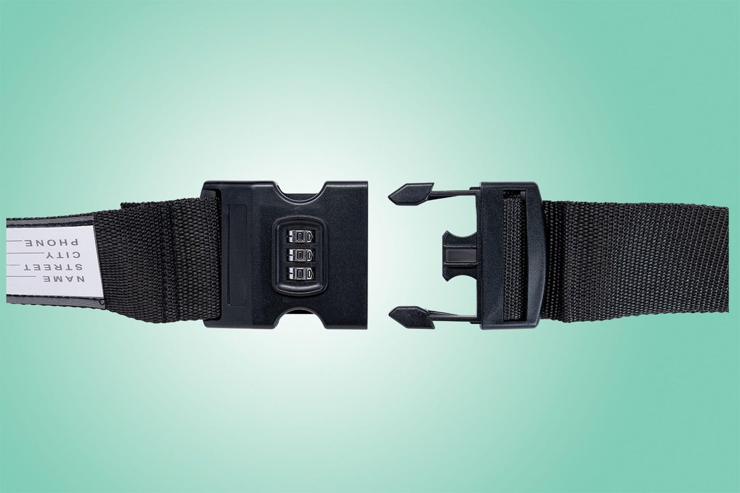 Luggage Straps with 3 Digit Resettable Combination Lock