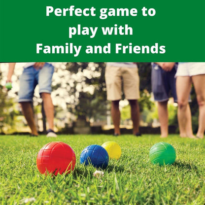 9 Piece Beach Bocce Ball Starter Set Yard Game for Kids Adults - Water Filled Bocce Ball Game Set with Carrying Case