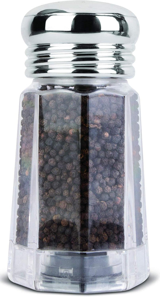 2 In 1 Pepper Mill Salt Shaker Pepper Grinder On Bottom Salt Shaker On Top Oversize Spice Grinder Kitchen Accessory